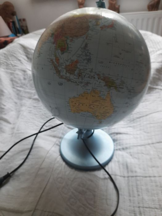 Podświetlany globus polityczno - fizyczny 25cm. Zachem Garwolin