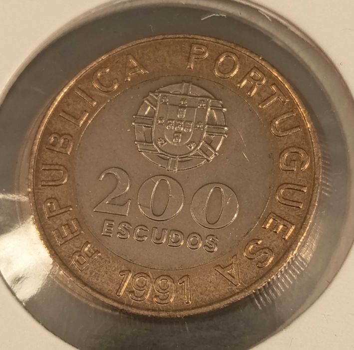 Moedas de 200 escudos Bimetálicas