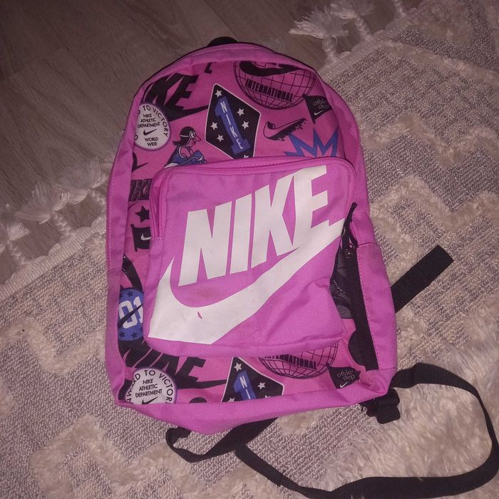 Plecak nike różowo/czarny