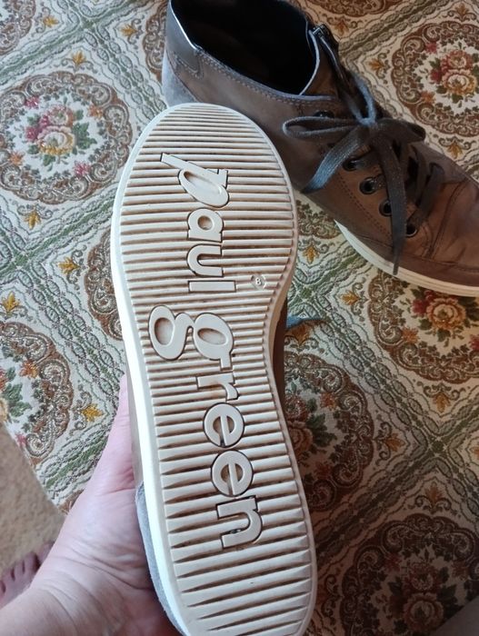 Чоловічі Ботинки  Paul Green кросівки Helena  veraутеплені шкіряні ,за