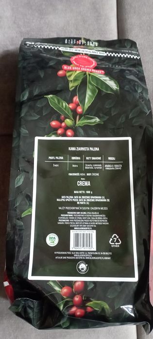Kawa ziarnista Blue Orca Coffee Brazil Crema 1 kg