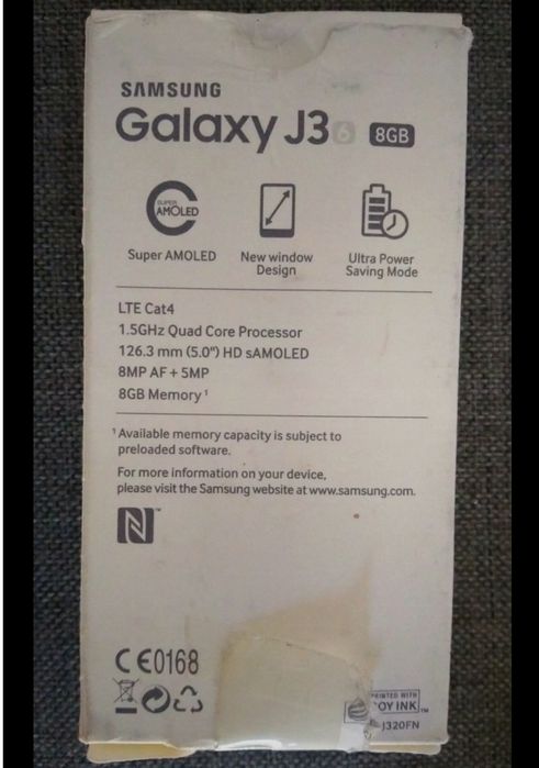 Samsung Galaxy j3 /2016 złoty kolor