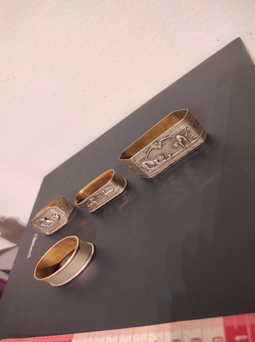 Argolas de Guardanapo em Prata – Diferentes Modelos