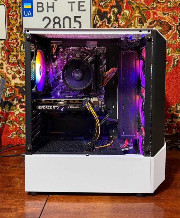 Топовый игровой пк компьютер Ryzen 5 5600 ddr4 16gb ssd 1tb rtx3050 8gb