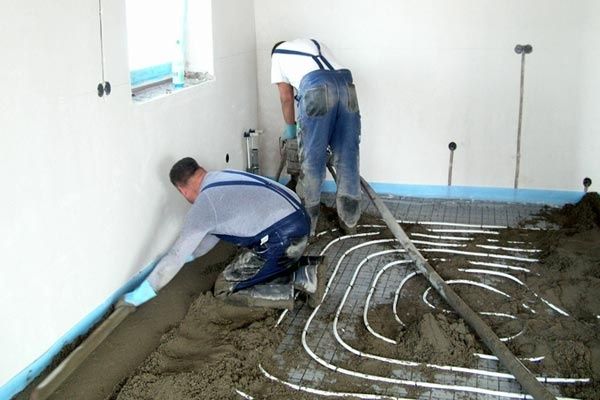 Стяжка чистова промислова чорнова