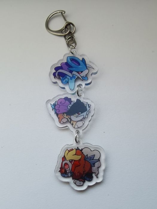 Zawieszka pokemon Suicune Raikou Entei