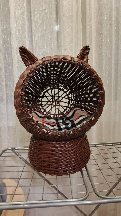 Котобудиночок з ротангу