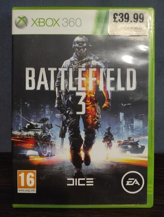 Battlefield 3 Лицензионный диск с игрой для Xbox 360