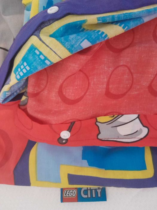 Capa de Edredão Lego City + Capa Almofada