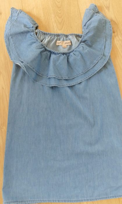 Sukienka hiszpanka jeansowa 140