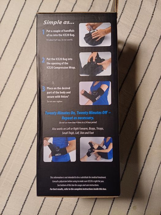 Saco para terapia de gelo (cotovelo/joelho pequeno) - NOVO