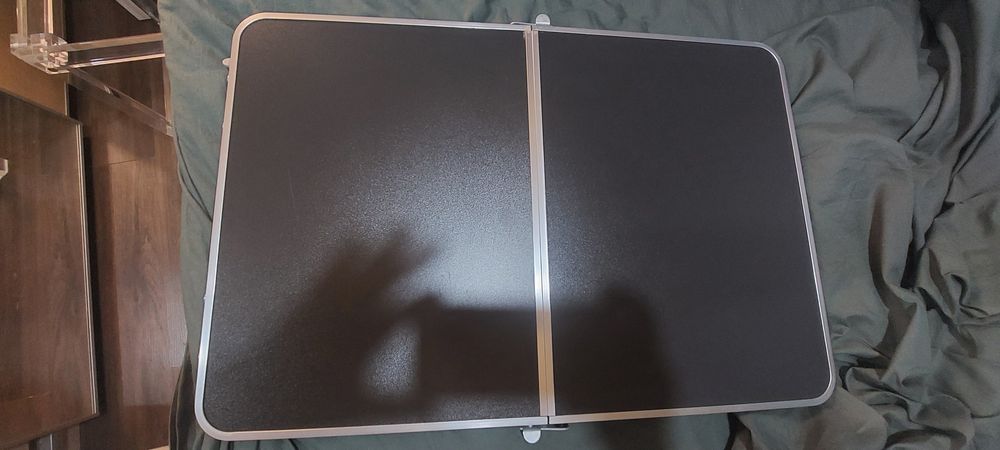 Mesa de camping de aluminio pequena