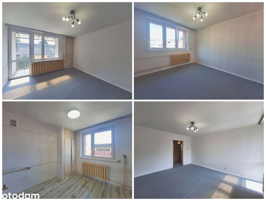 2 Pokoje | 49,7 M² | 2 Piętro | Będzin, Ul. Partyzantów
