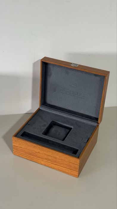 Tag heuer caixa em madeira