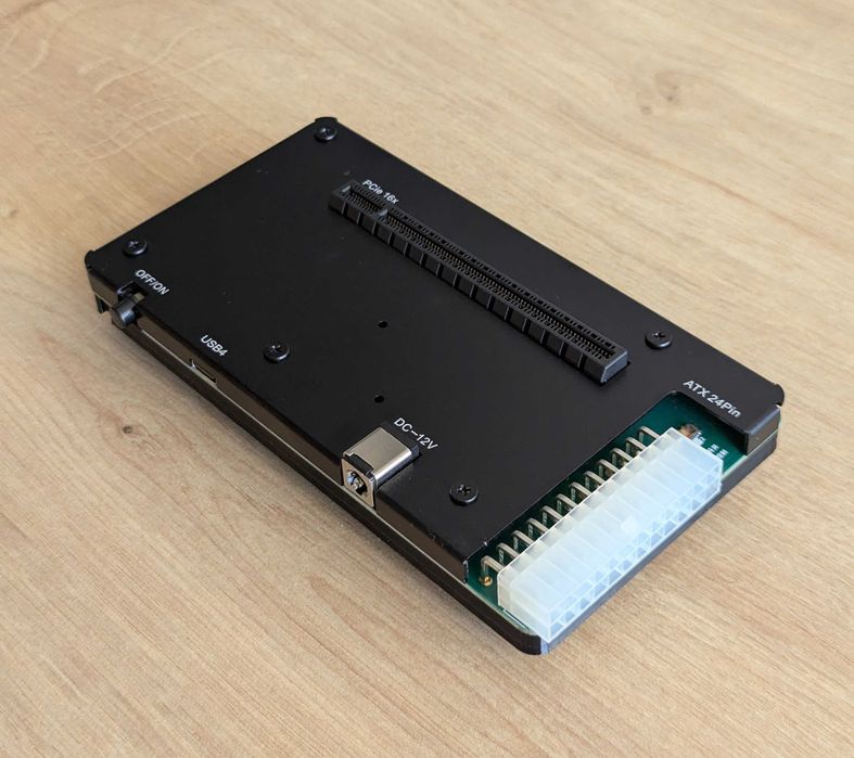 eGPU-адаптер для відеокарти TBT-U4 Thunderbolt/USB 4 ATX24 pin, 40Gbit