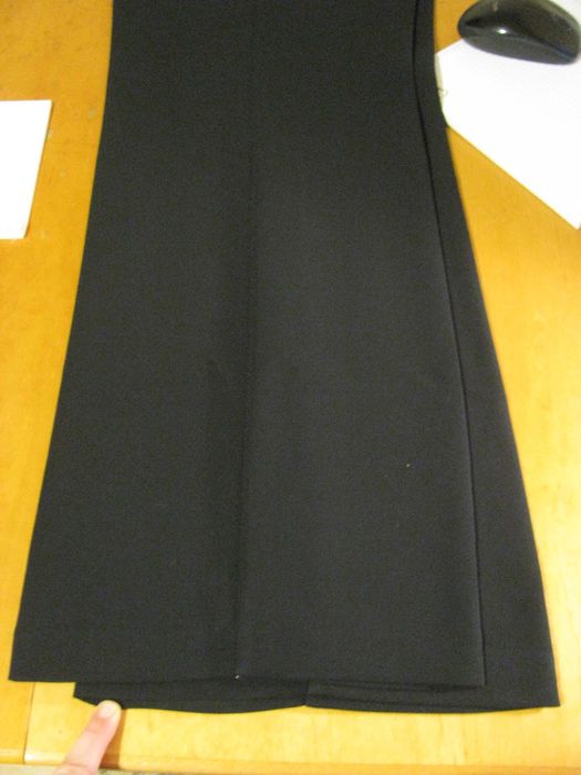 Eleganckie, klasyczne czarne spodnie damskie OLA - rozmiar 46