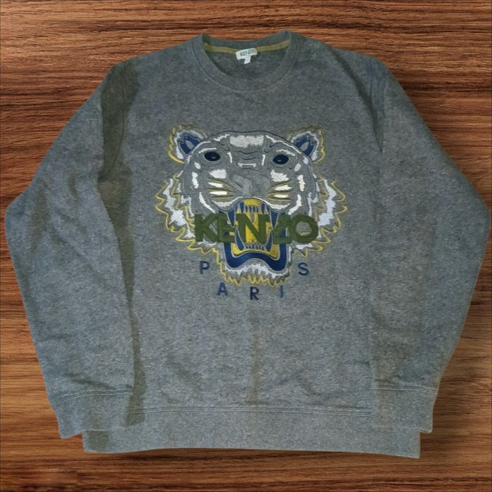 sweatshirt Kenzo Paris dril tiger