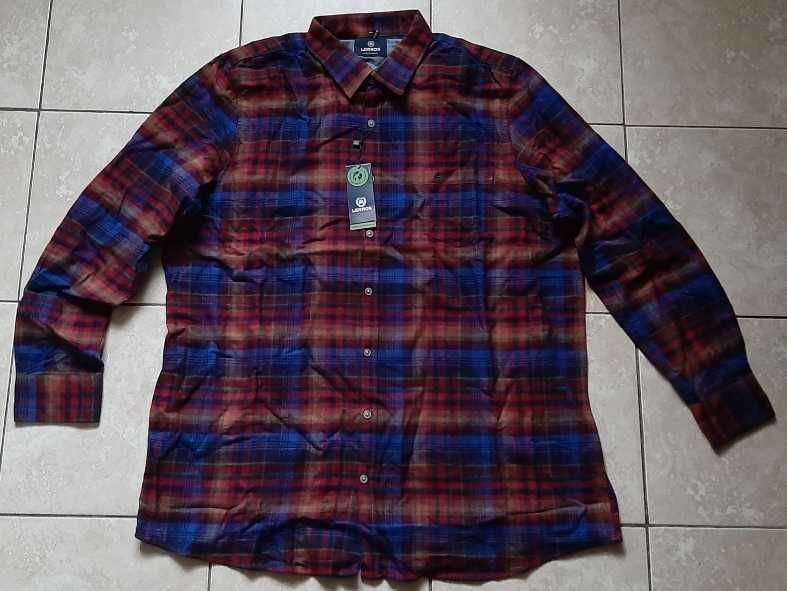 Рубашка Lerros р.3XL (XXXL, 62-70) фланель демисезон Германия оригинал