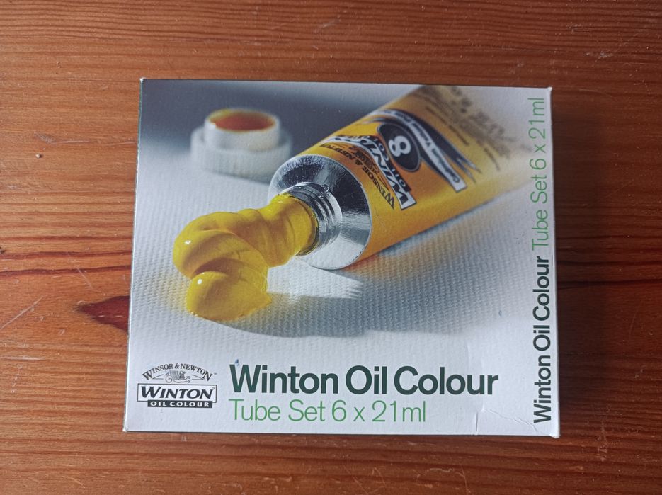 Winston 6 Oil Paint Tubes, 21 ml Each