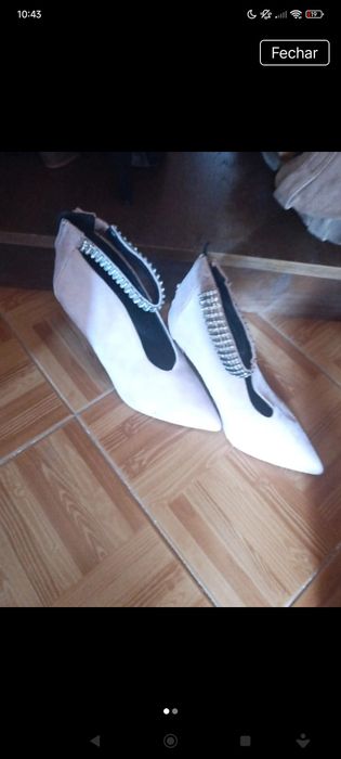 Sapato elegante rosa