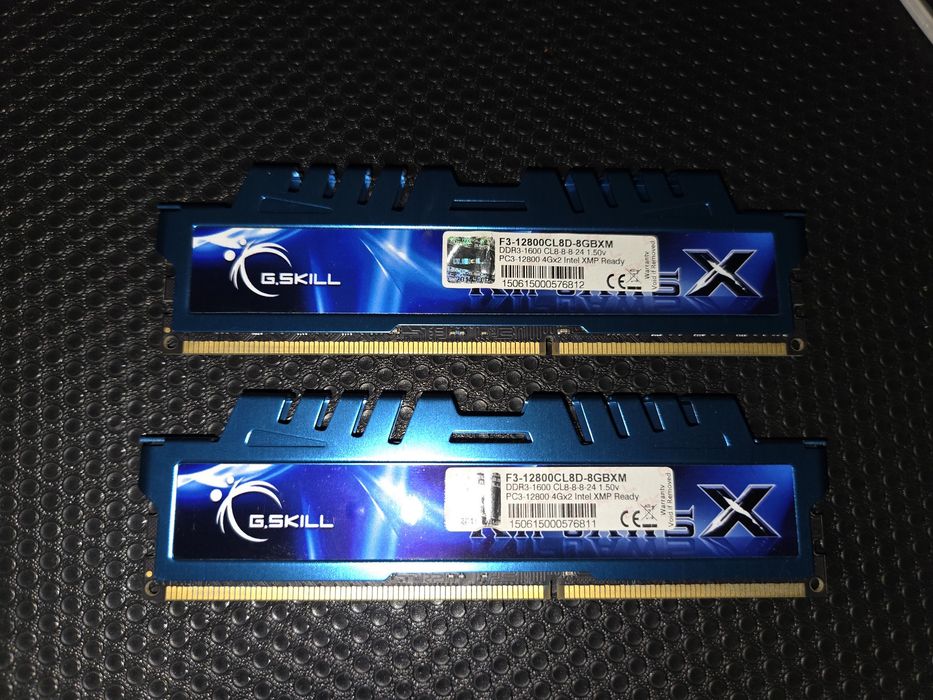 Memórias RAM DDR3 8GB 1600MHz CL9