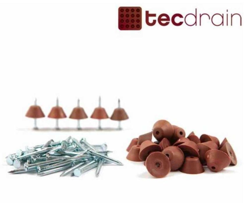 4 Rolos Membrana Drenante TECdrain H15 Plus + Oferta Perfis e Fixações