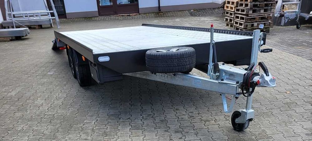 Laweta - przyczepa 5 x 2,1 DMC 3000 kg , najazdy 2,5 aluminiowe ,  100% LED