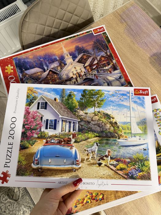 Пазли Trefl — 1000 та 2000 деталей / Ідеальний стан