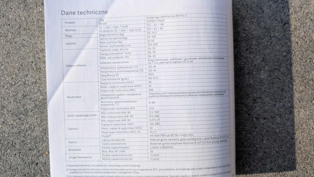 Hulajnoga Mi Pro 2 z niewielkim przebiegiem