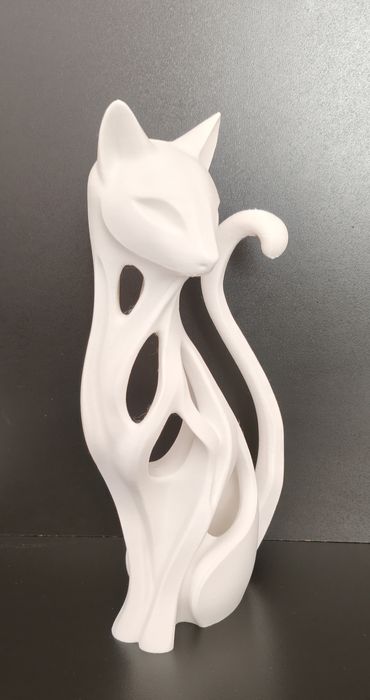Nowoczesna Figurka KOTA 3D
