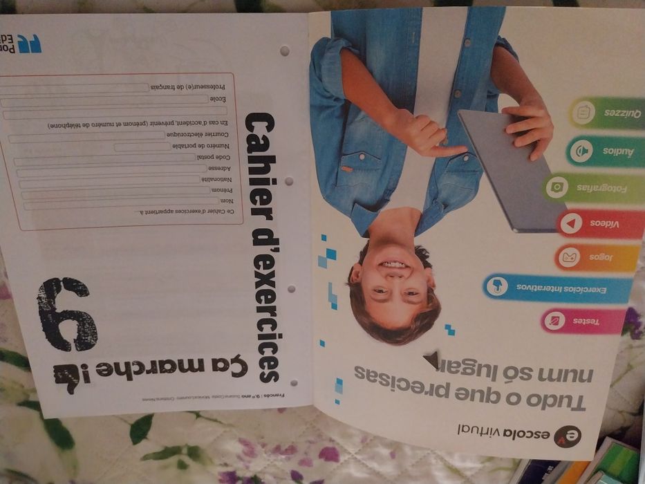 Caderno de Exercícios Francês 9.º Ano