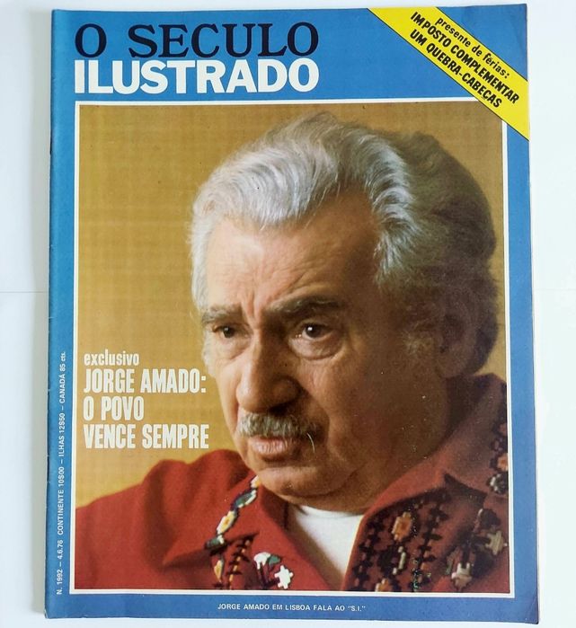 Jorge AMADO em Lisboa, 1976