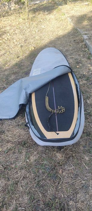 Kit completo prancha de SUP 11" (330cm) fibra Creed, óptimo estado.