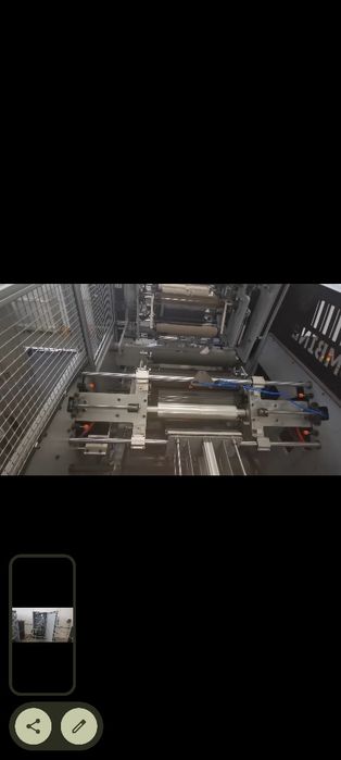 Automatyczna przewijarka do folii stretch i pre stretch beztubowej (coreless)