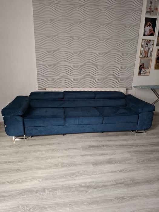 Kanapa  rozkładana welur