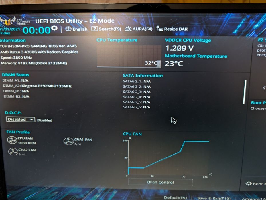 Asus TUF B450M-PRO gaming