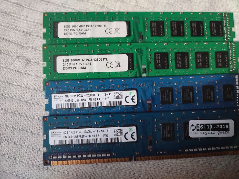 Pamięć ram DDR3 24 GB