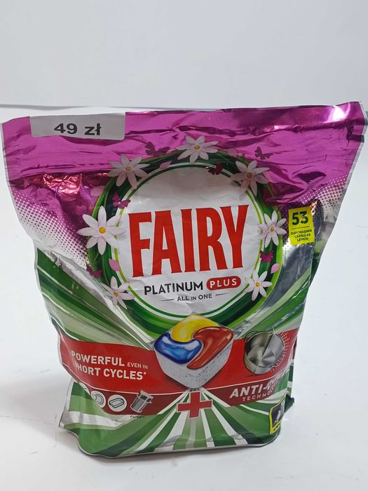 Kapsułki do Zmywarki Fairy platinum plus 53sztuki 848/10/25s