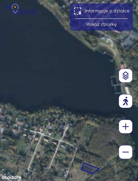 Działka budowlana nad jeziorem o powierzchni 2467 m² - Widok 2