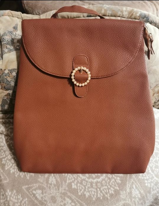 Plecak brązowy polecam