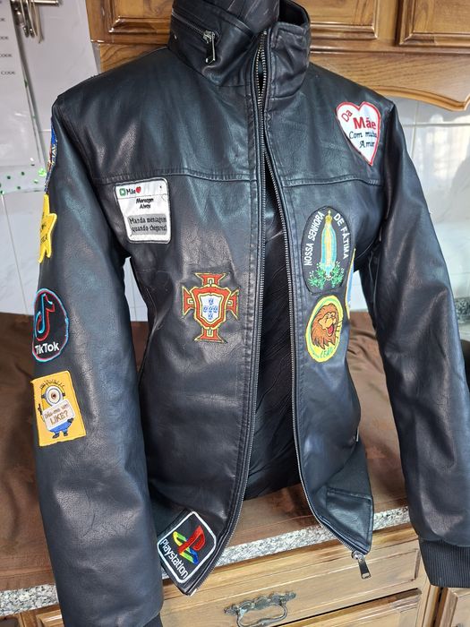 Casaco de mota personalizado  como novo