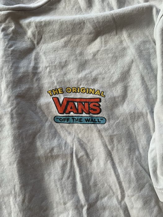 футболка VANS с принтом сзади