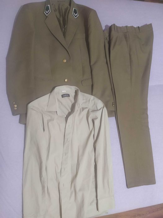 Mundur do szkoły leśnej Szyk 92/176 plus koszula Native slim 40