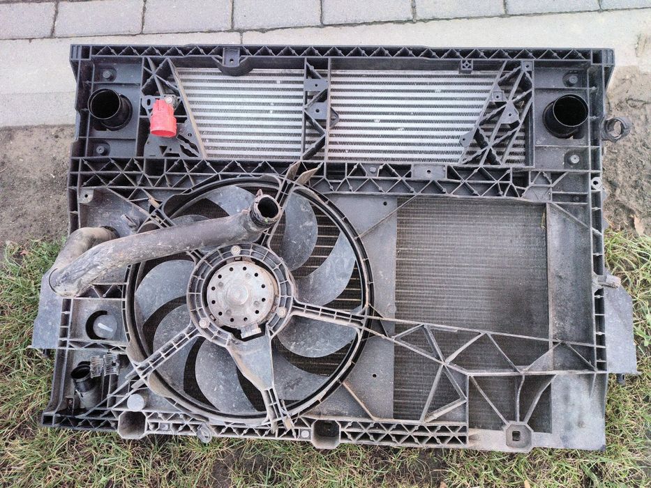 Chłodnica z intercoler komplet master movano 2.2 dCi 2.5dci