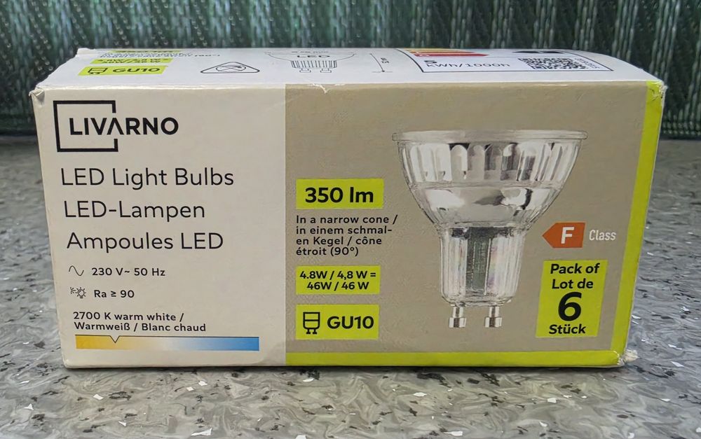 Żarówka LED 6 sztuk