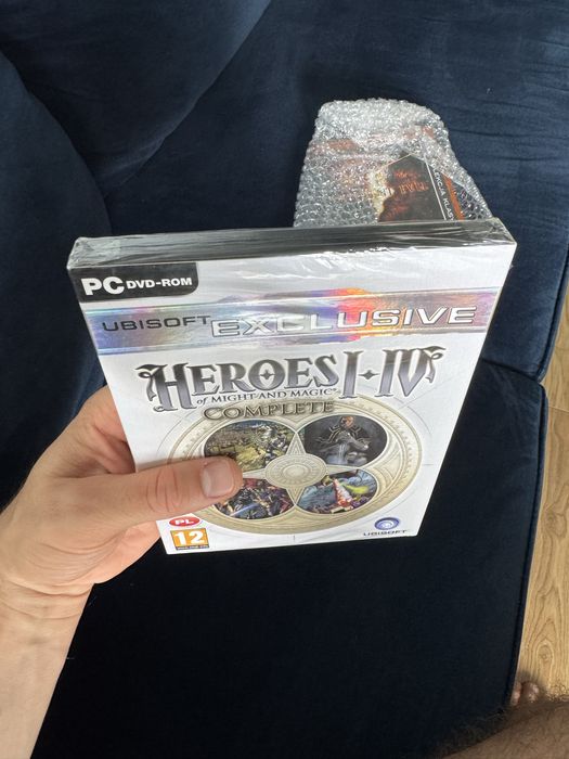Heroes of Might and Magic I-IV complete exclusive nowa folia box pl pc