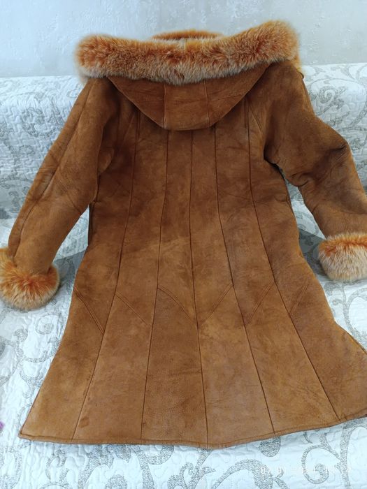 Дубленка бу р.46-48