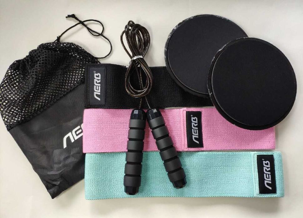 Zestaw taśm oporowych 3w1 skakanka suwaki M88