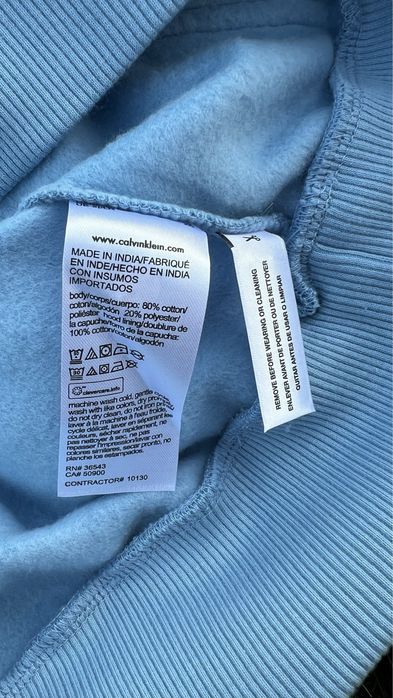 Худі  унісекс Calvin Klein Monogram Logo Fleece Hoodie