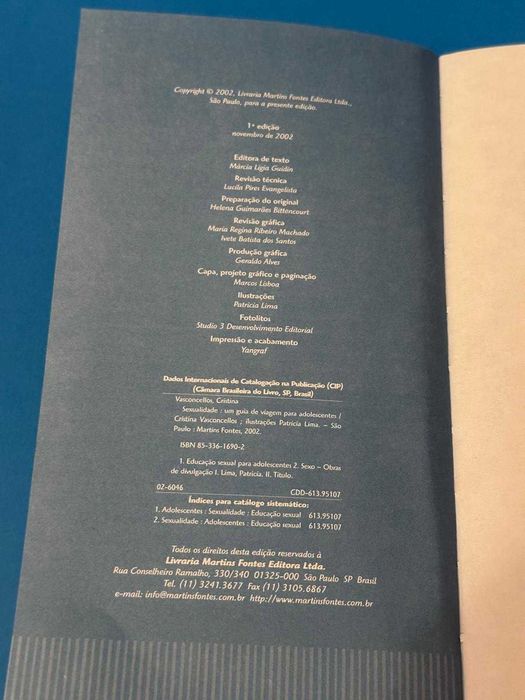 Livro Sexualidade Um Guia de Viagem para adolescentes